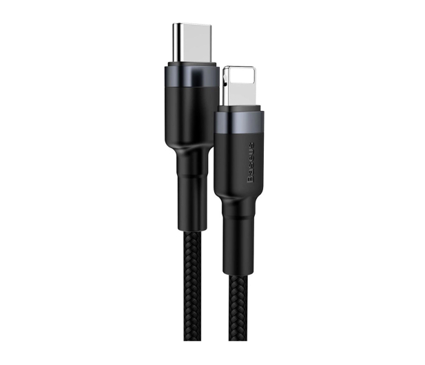 Baseus Kabel  Lightning - USB-C PD QC 18W 480Mb/s 1m czarno-szary - 1502033 - zdjęcie 2